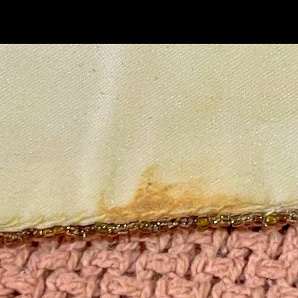 ▪️VTG▪️CHRISTIAN DIOR▪️1980's RARE Handmade Sequin Pearl Accented Beaded Belt - Picture 11 of 11